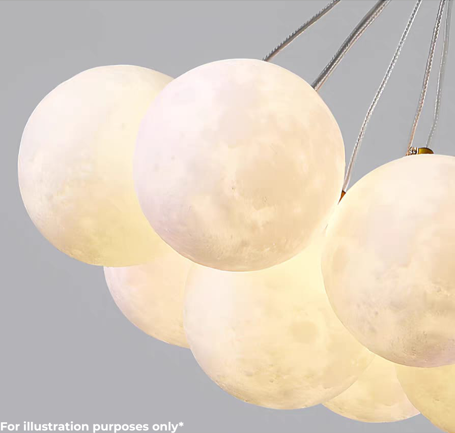 13 Moon Balls Pendant Hanging Light (D9300/13)