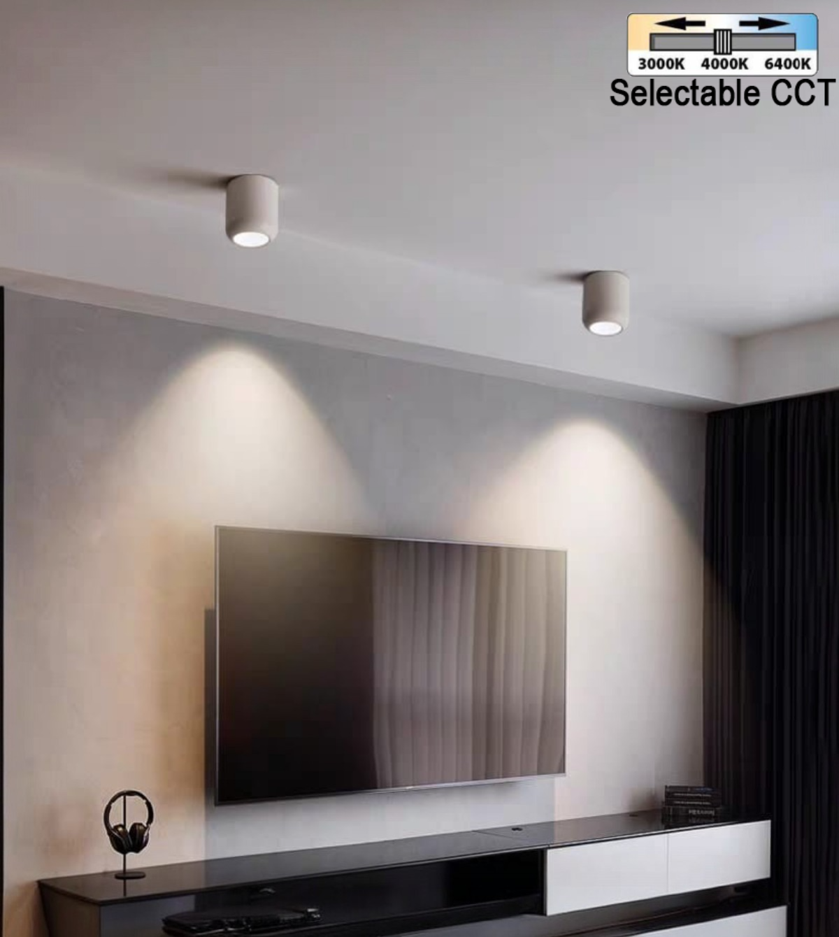 Curvy Surface Mounted Led KZL 10W CCT