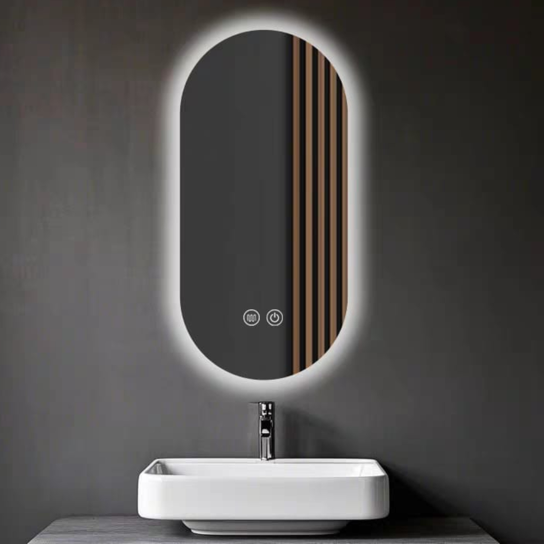 Rounded Rectangle LED Mirror Light 500mm * 900mm