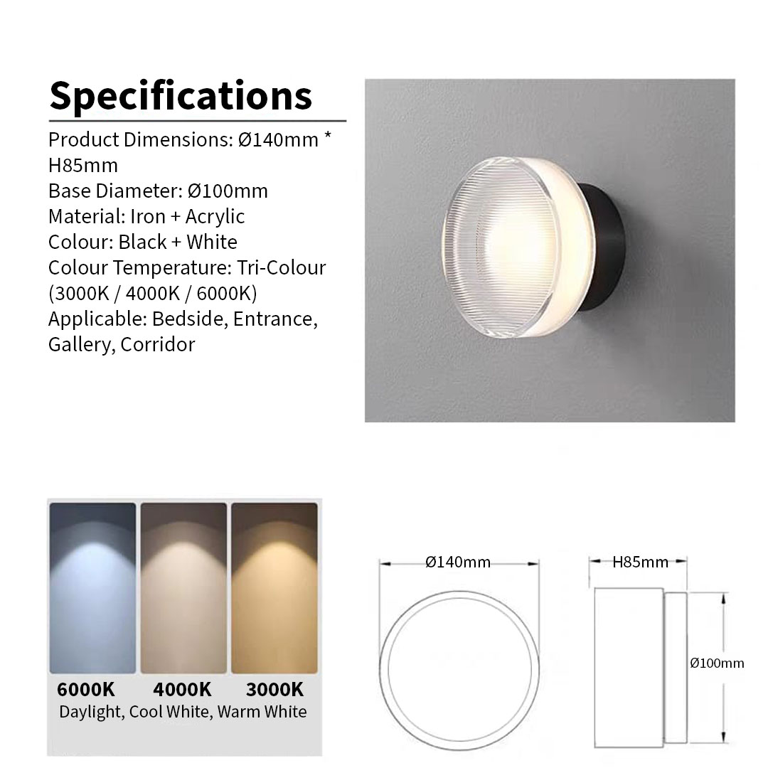 Minimalist Wall Lamp (W6850-C)