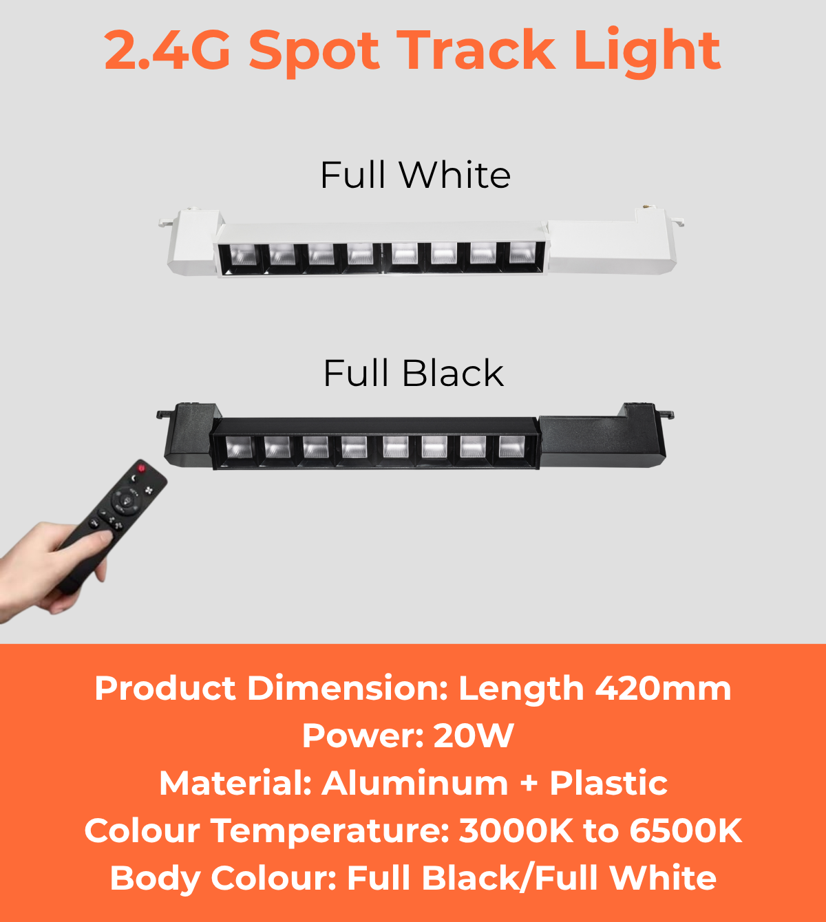 2.4G track series with remote control