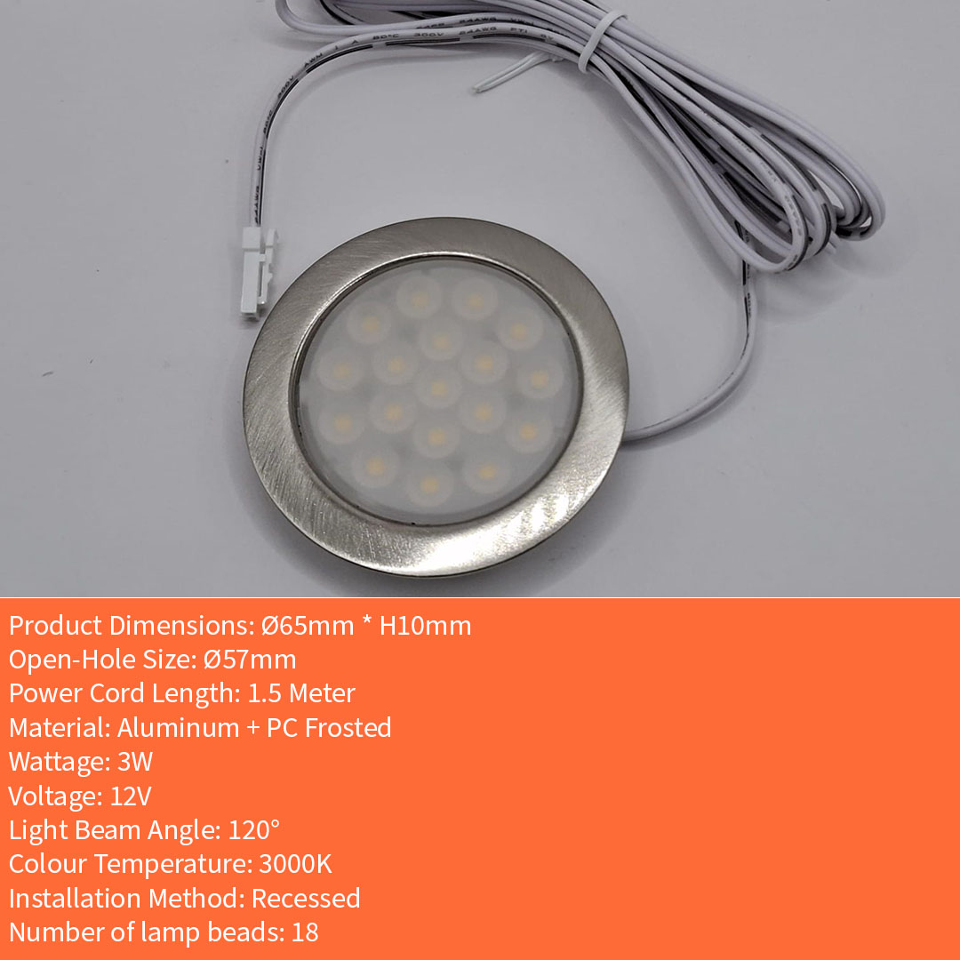 Recessed Cabinet Light (F-6410)