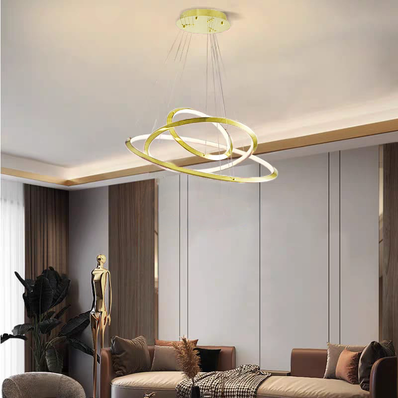 Modern Interlocking Rings Pendant Light (G8)