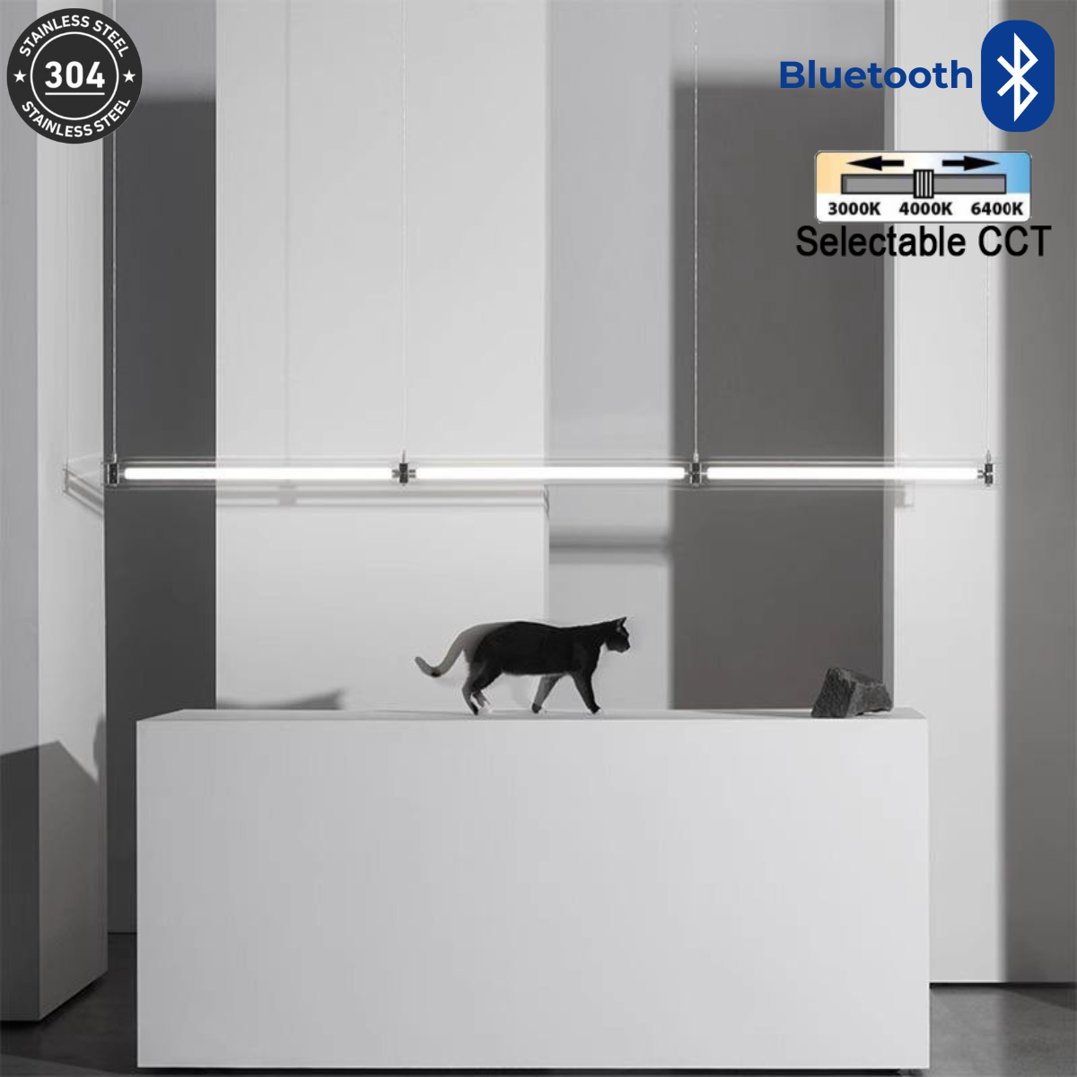 Modern Led Glass Hanging Light