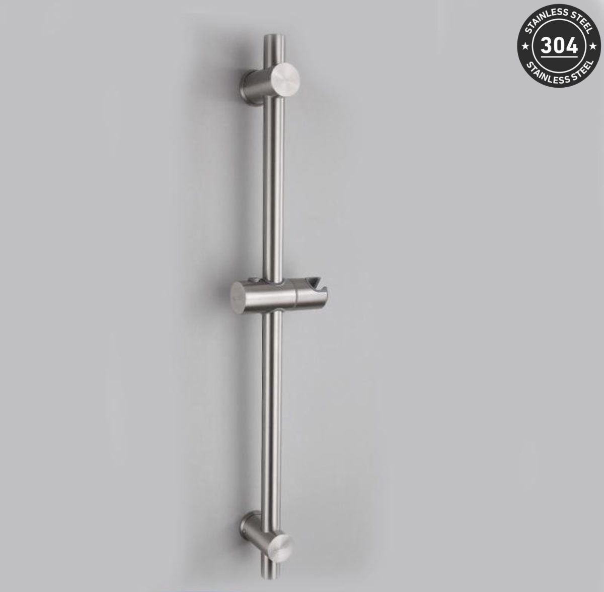 Stainless Steel Heavy Duty Shower Rod (SR-007 CH/TT/BK)