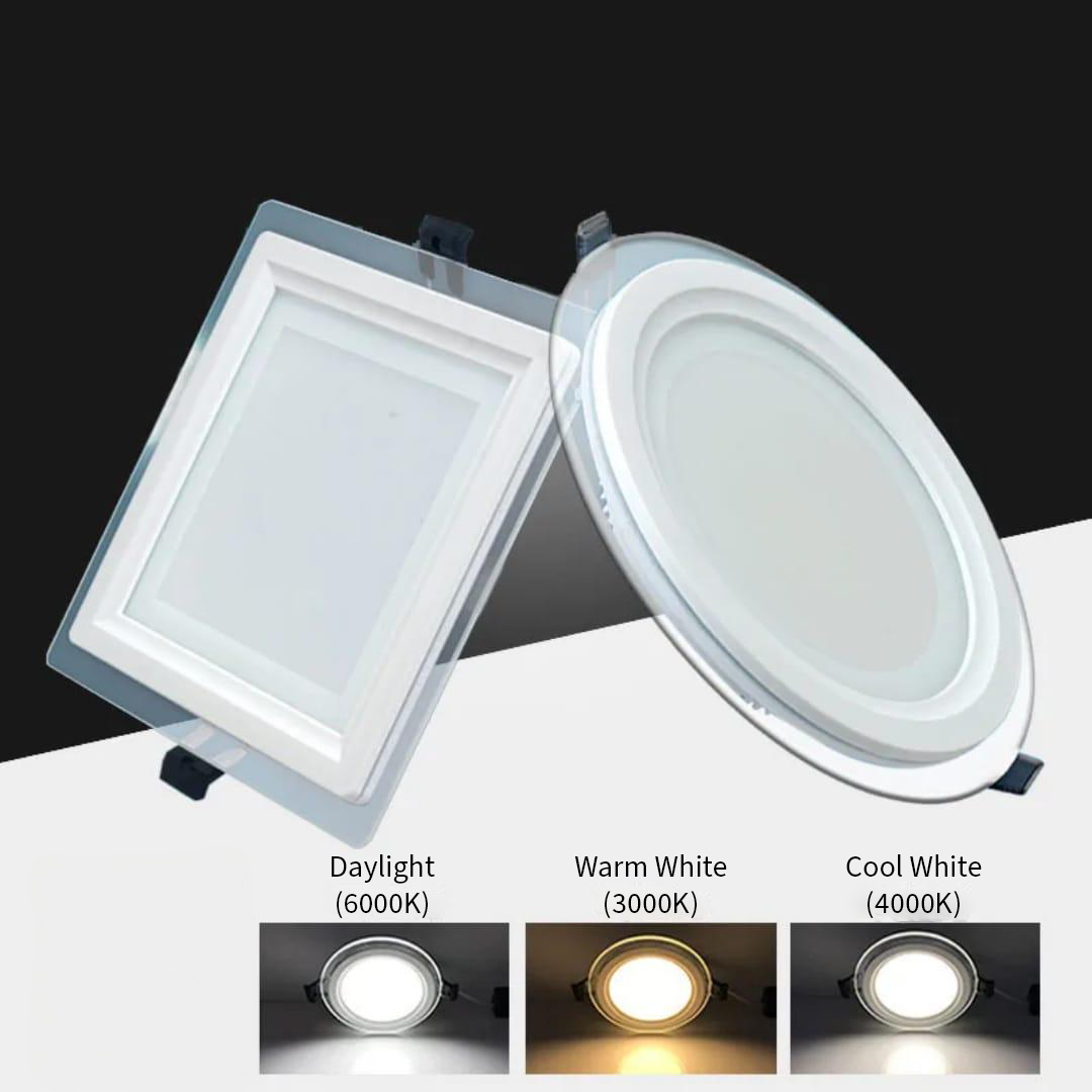 LED Downlight G Series - 6W Square (6W-GLASS-SQ)