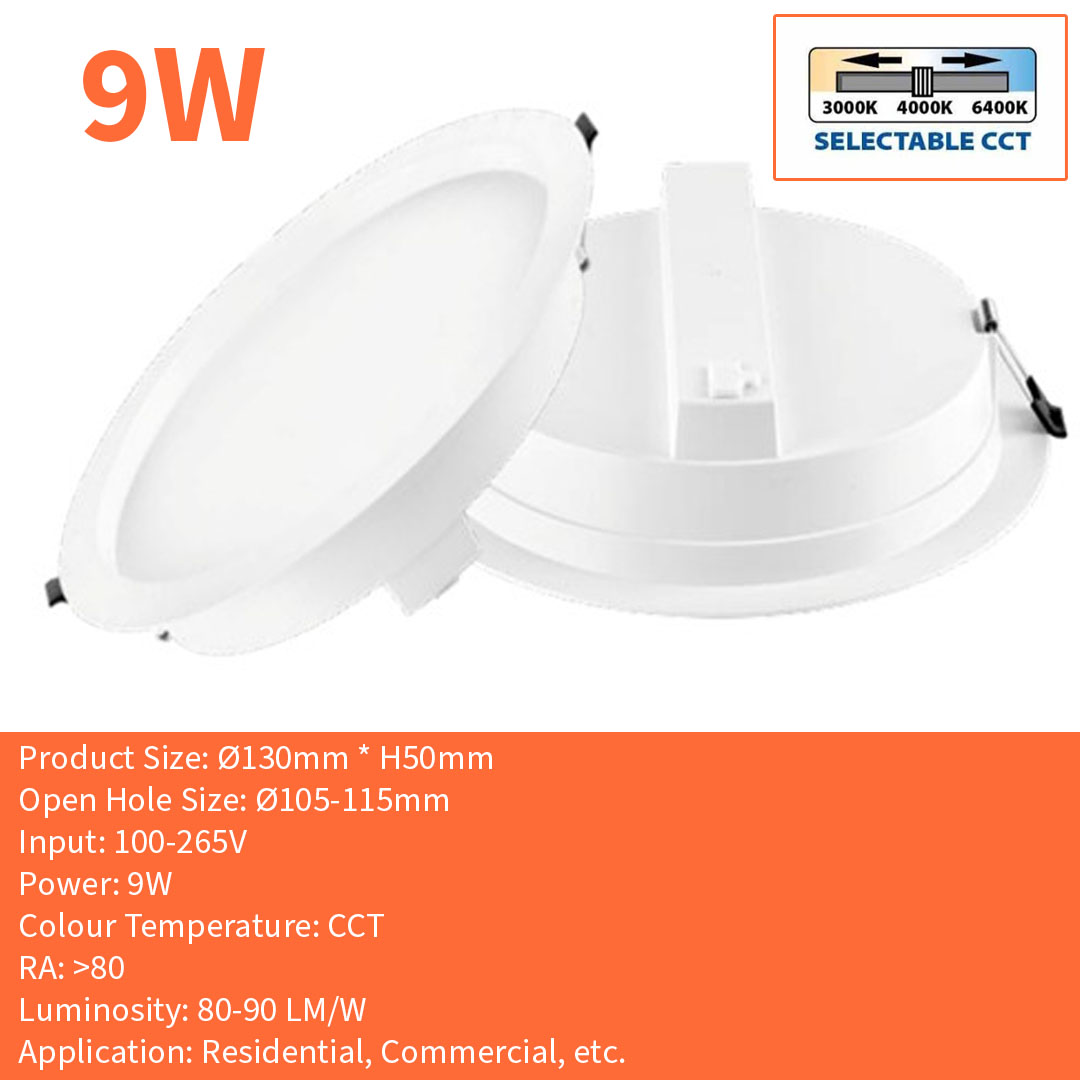 LED Downlight Q Series (Q9W/Q12W/Q18W/Q24W-CCT)