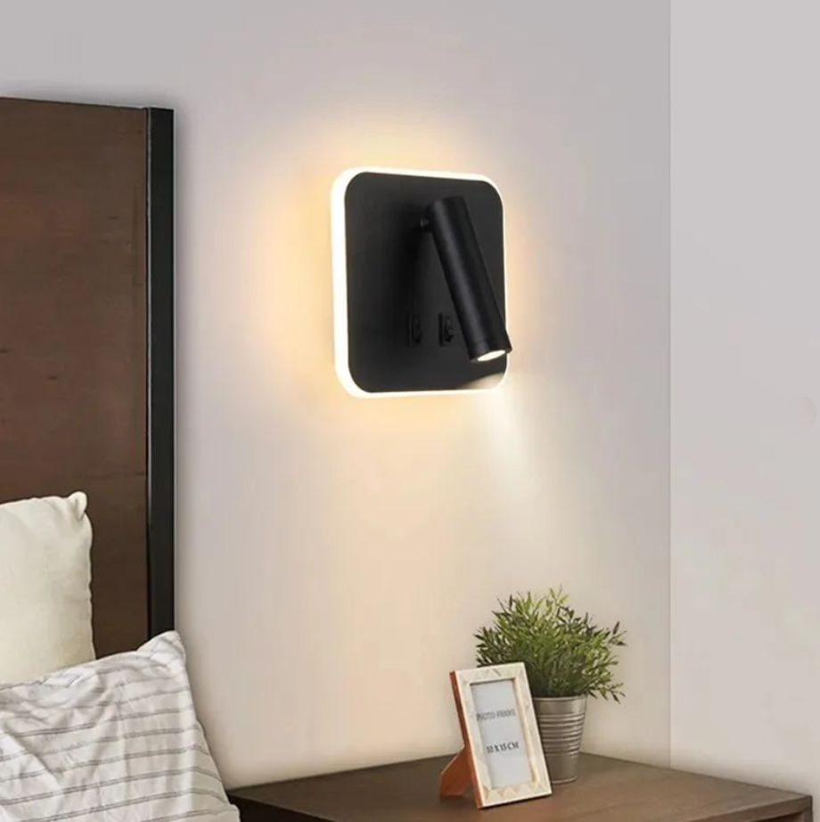Simple Surface Mounted Bedside Lamp
