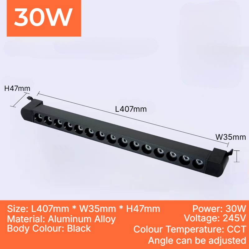 Normal Track CCT Linear Folding Spotlight