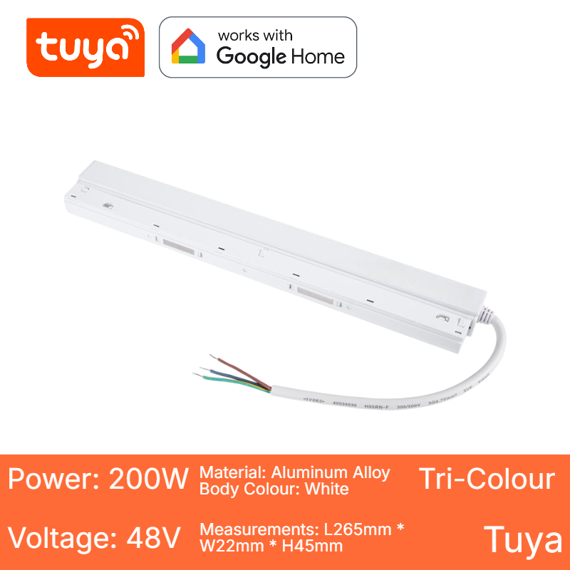 White Magnetic Track Driver TUYA