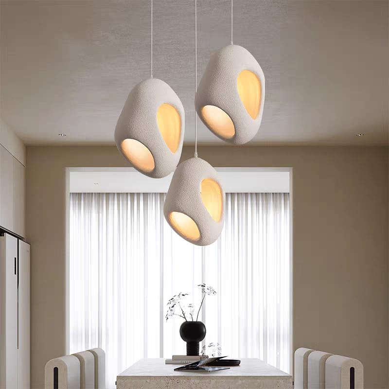 Sculptural Concrete Pendant Light