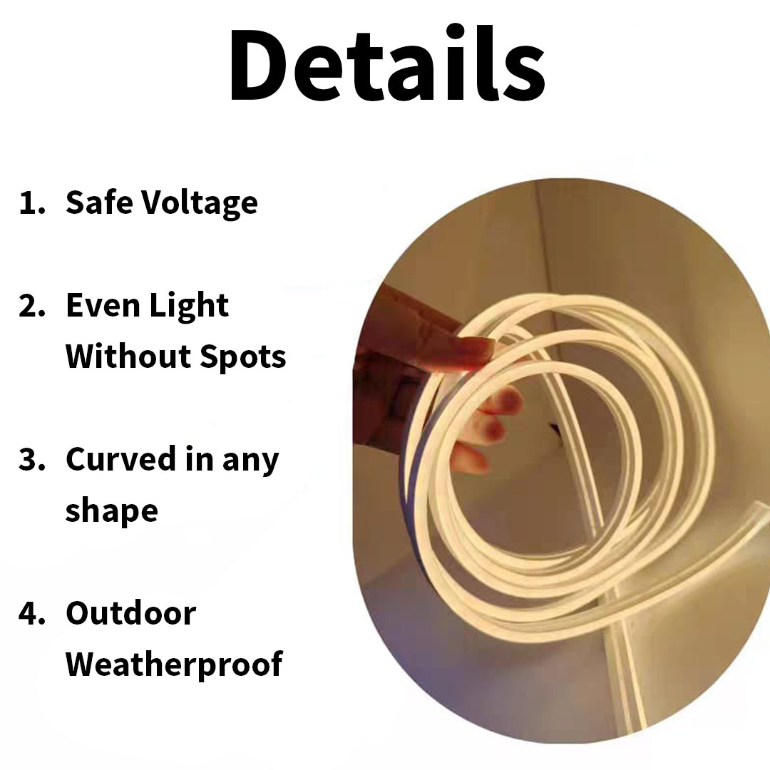 8x16MM Weatherproof LED Strip Light