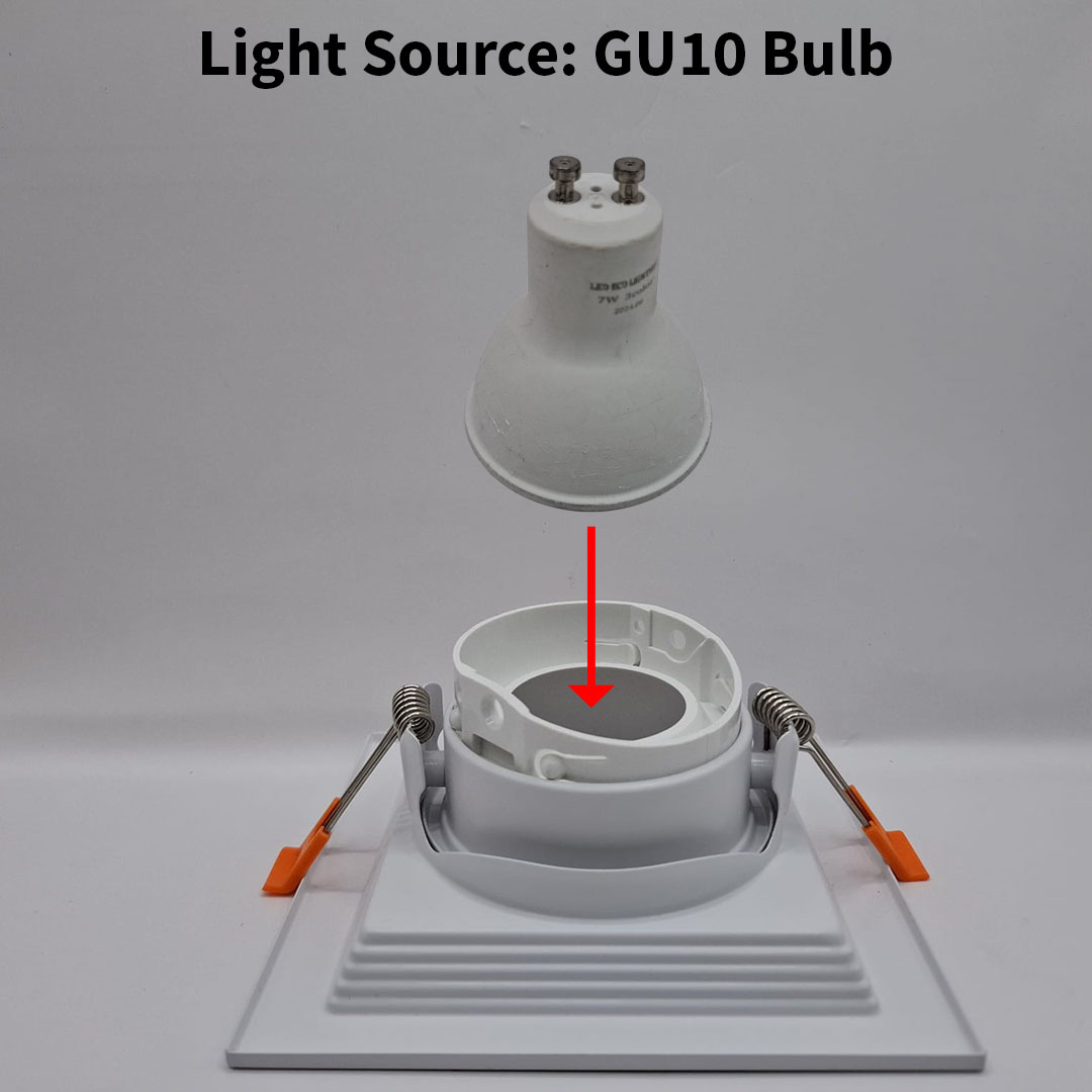 GU10 Casing (MR16-1/2/3)