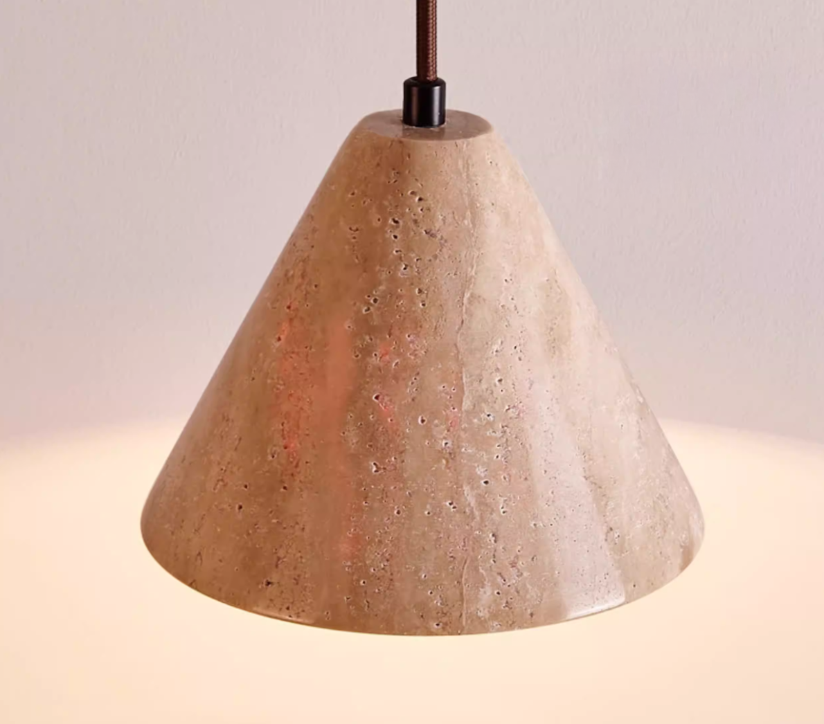 Stone Cone Pendant Lamp (4116)