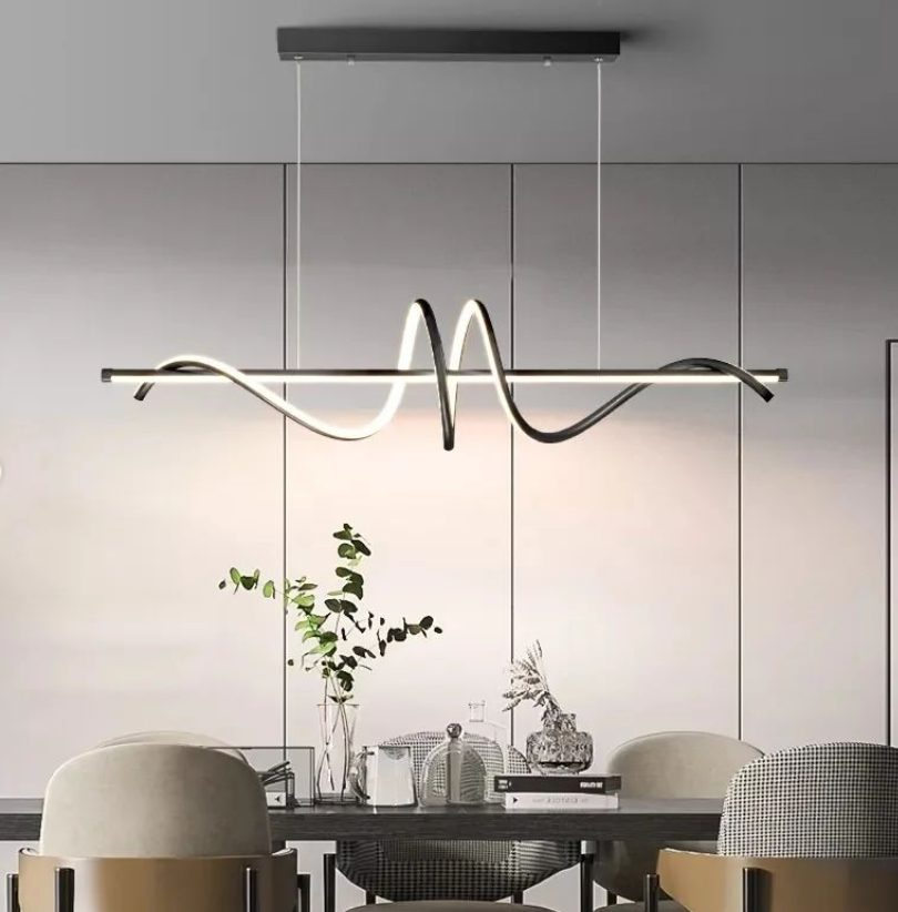 Curved LED Chandelier