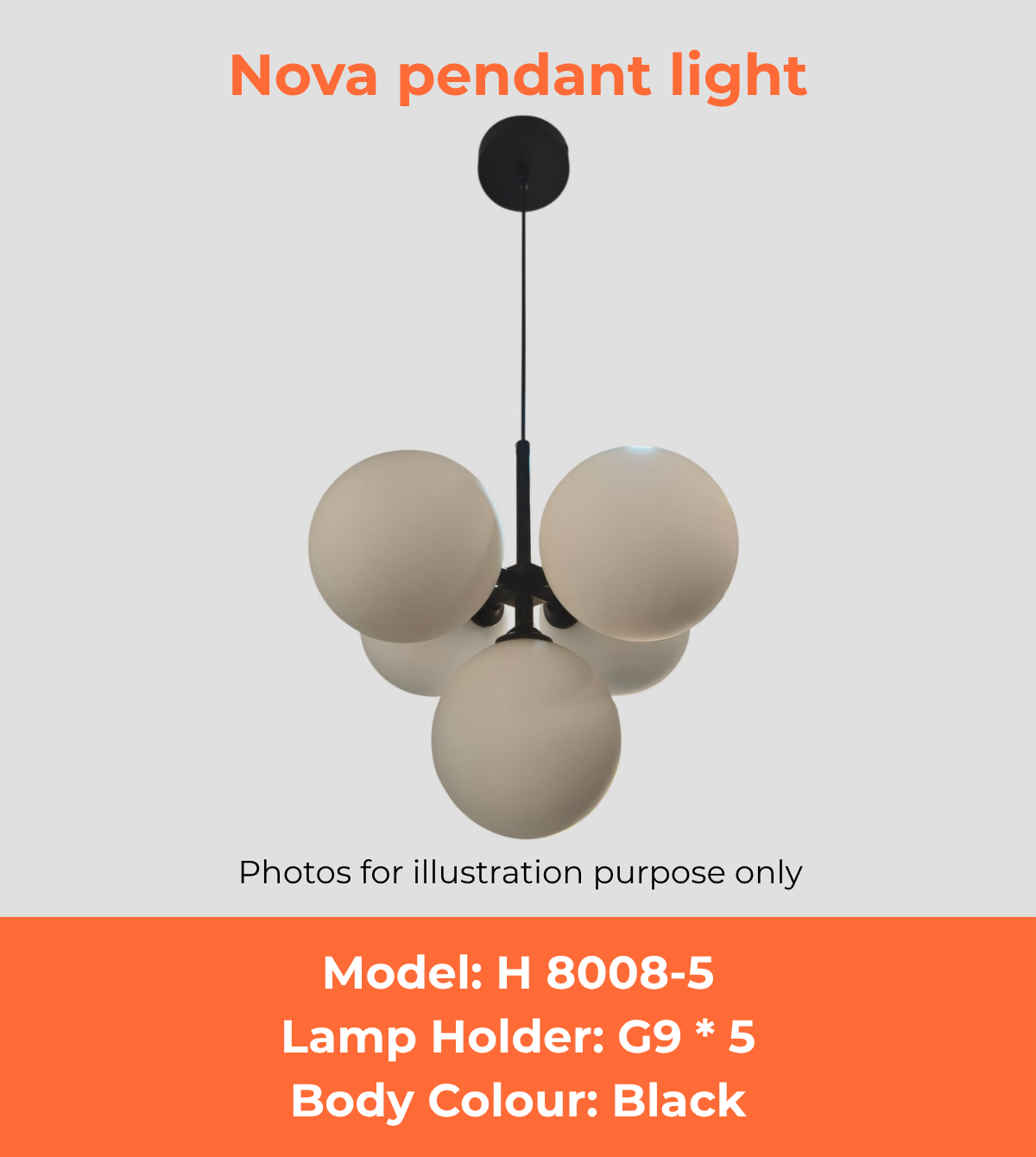 Nova pendant light