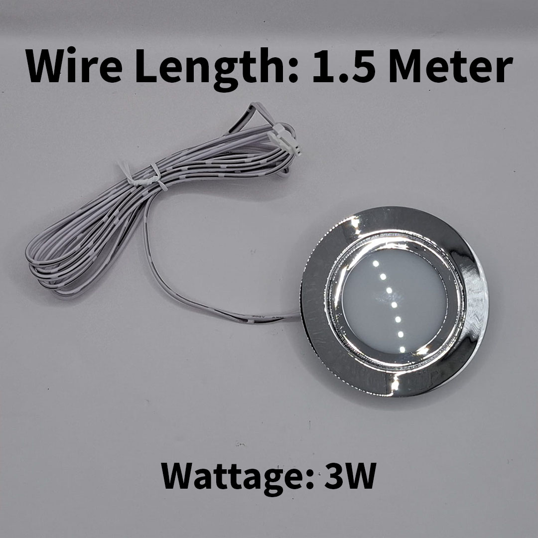 Recessed Cabinet Light (6009-SLV)