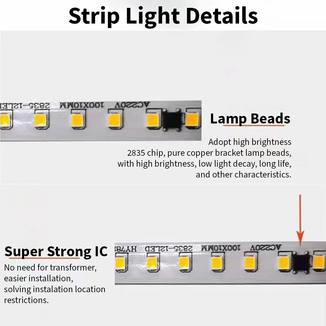 240V 2835 1M / 120 LED Strip Light (2835 240V)