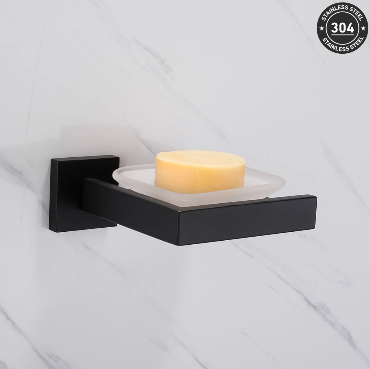 Stainless Steel Soap Dish (TS-1098-8 CH/BK)