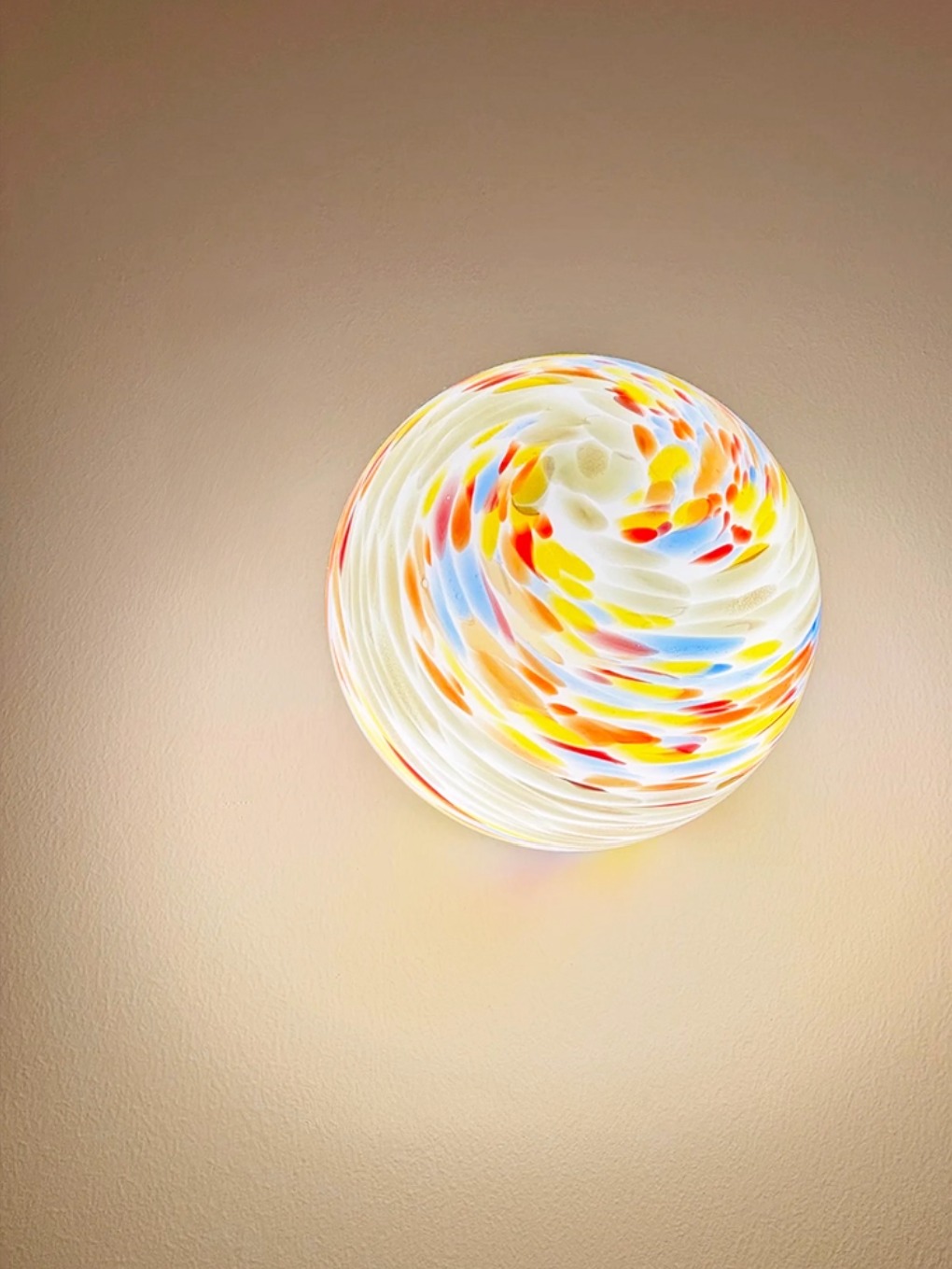 Marble Globe Wall Light