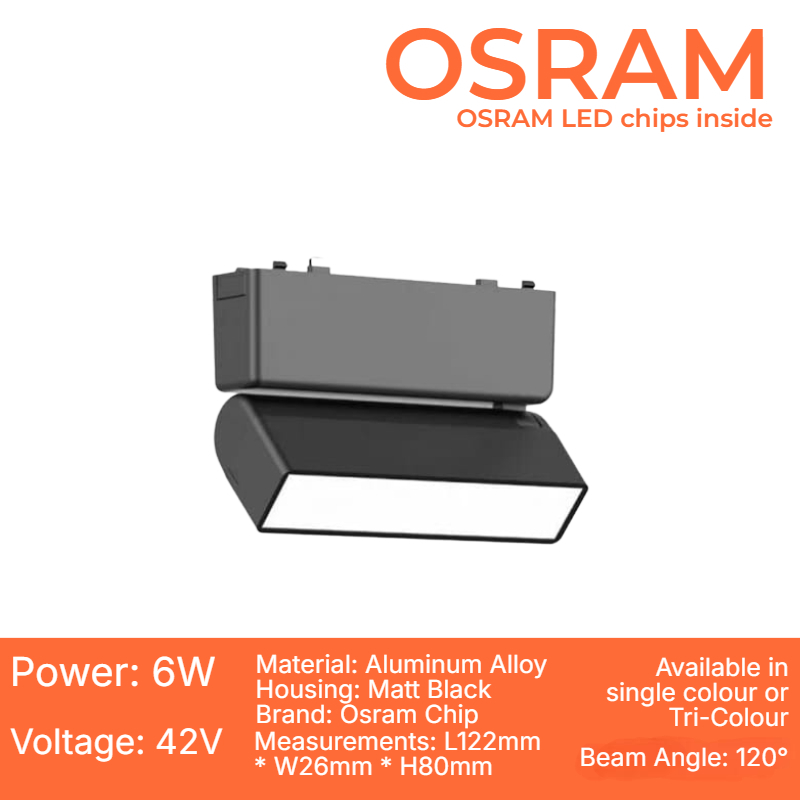 Slim Magnetic Track Fold Rotate Floodlight (ECO 05-6W)