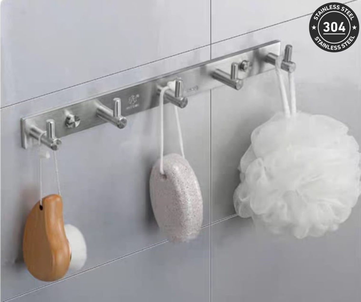 Stainless Steel Single Hook Rack 