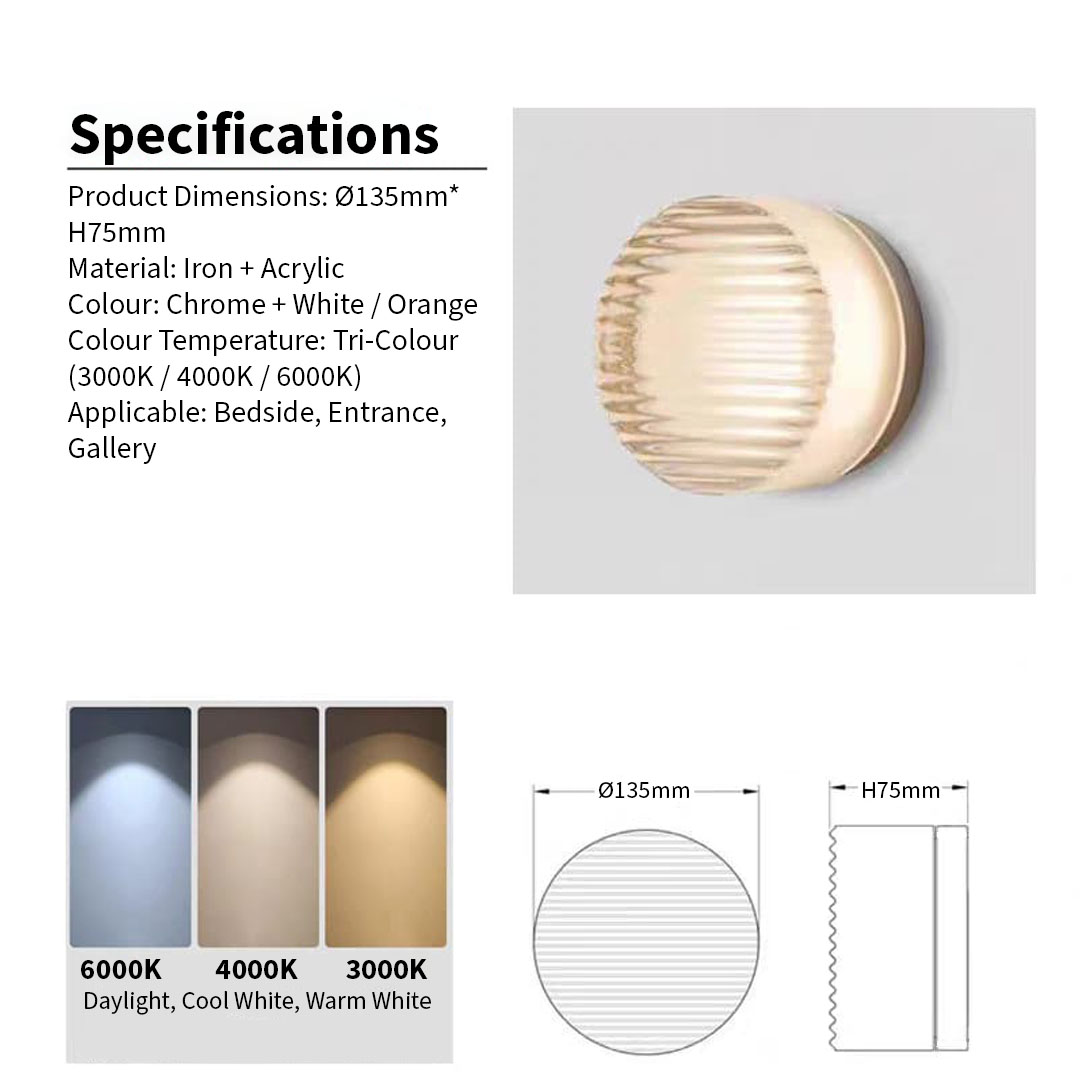 Minimalist Wall Lamp (W6850-A)