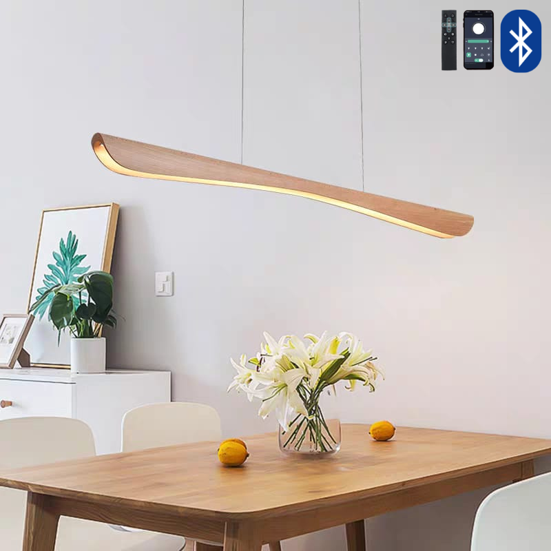 Modern Wood Hanging Light
