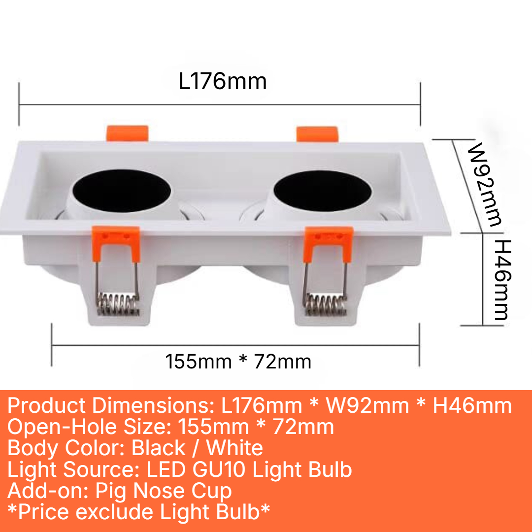 GU10 Casing (LX-T23x2)