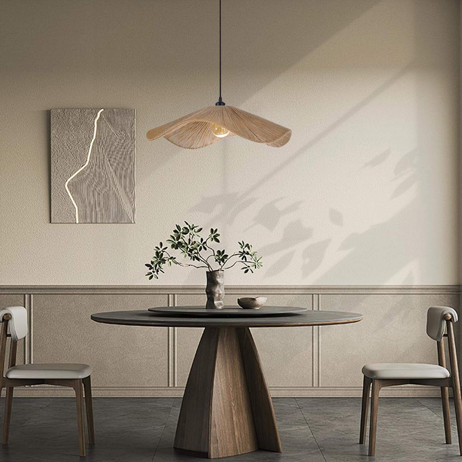 Hemp Rope Pendant Light (M042)