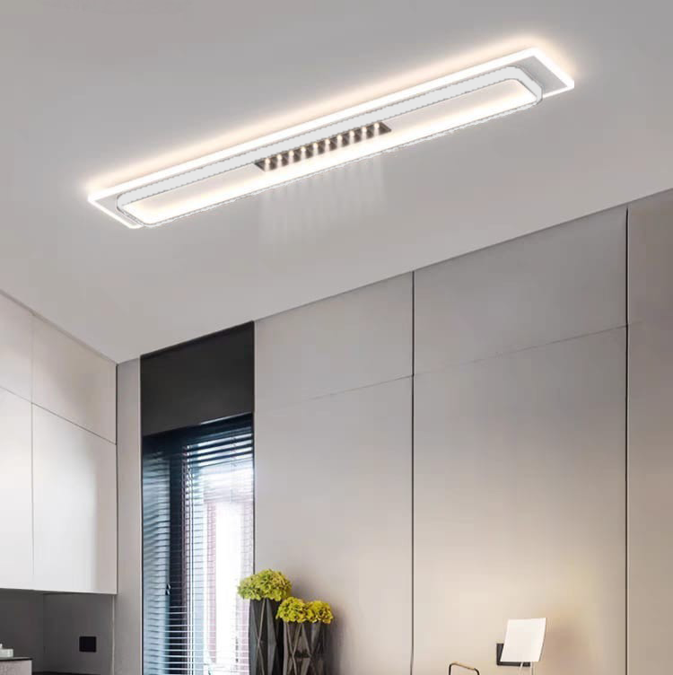 Modern Linear Ceiling Light with Central Spotlight (A8826/800)