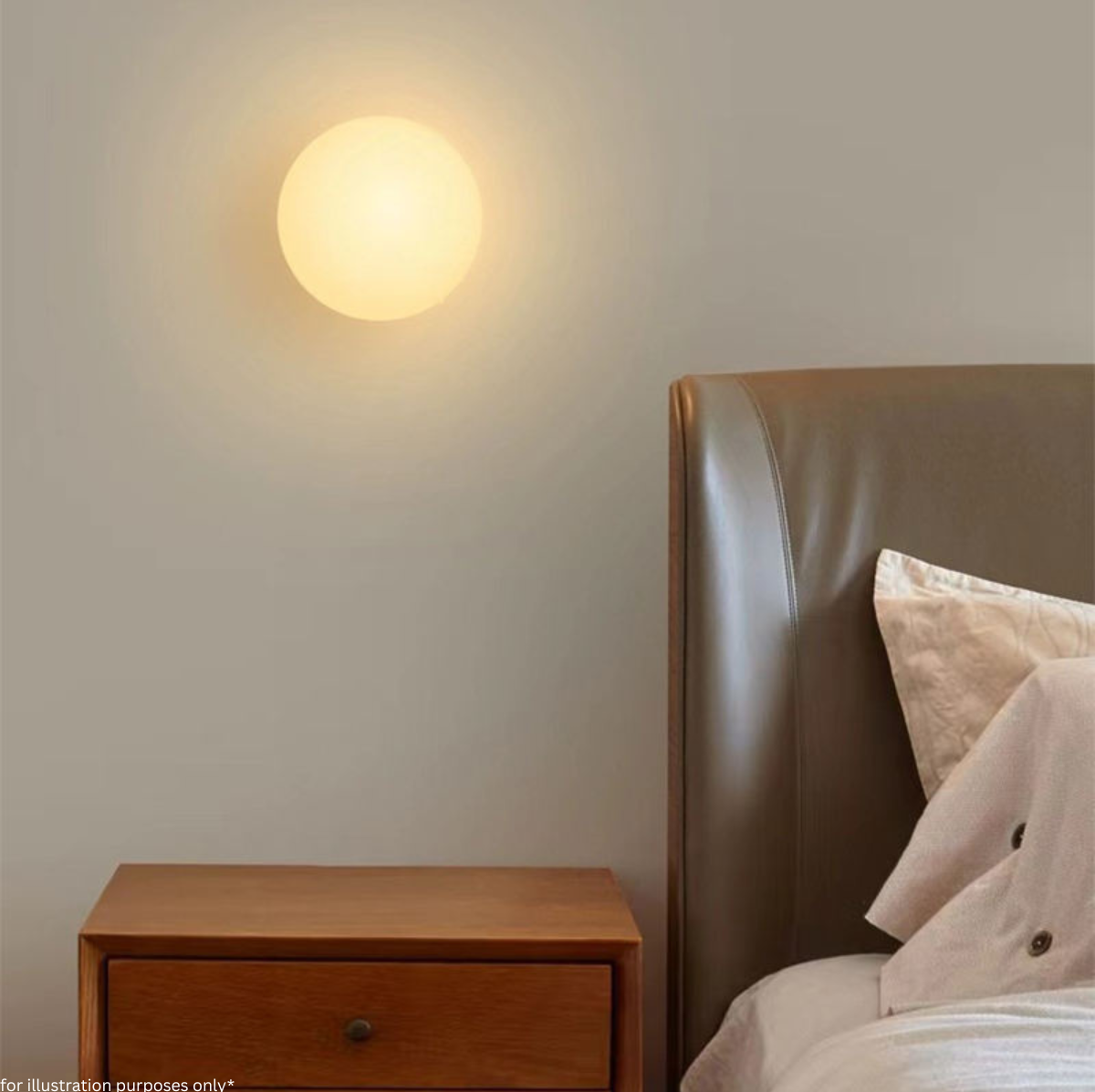 Mini Glass Orb Wall Light (YH161)