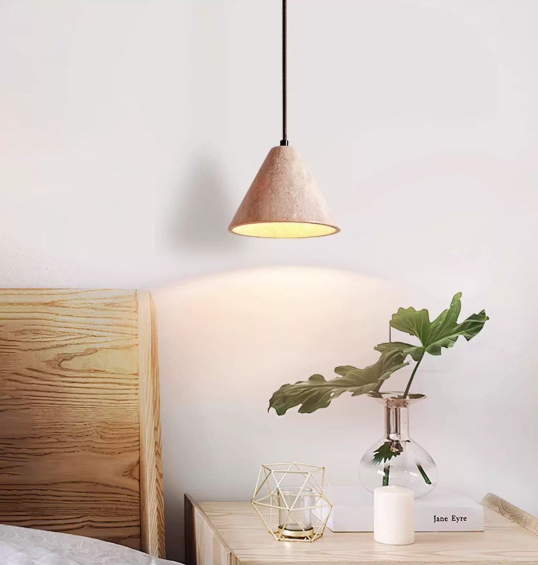 Stone Cone Pendant Lamp (4116)