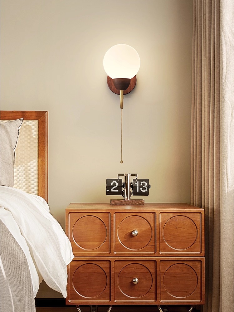 Retro Wall Light (1025-WOOD)