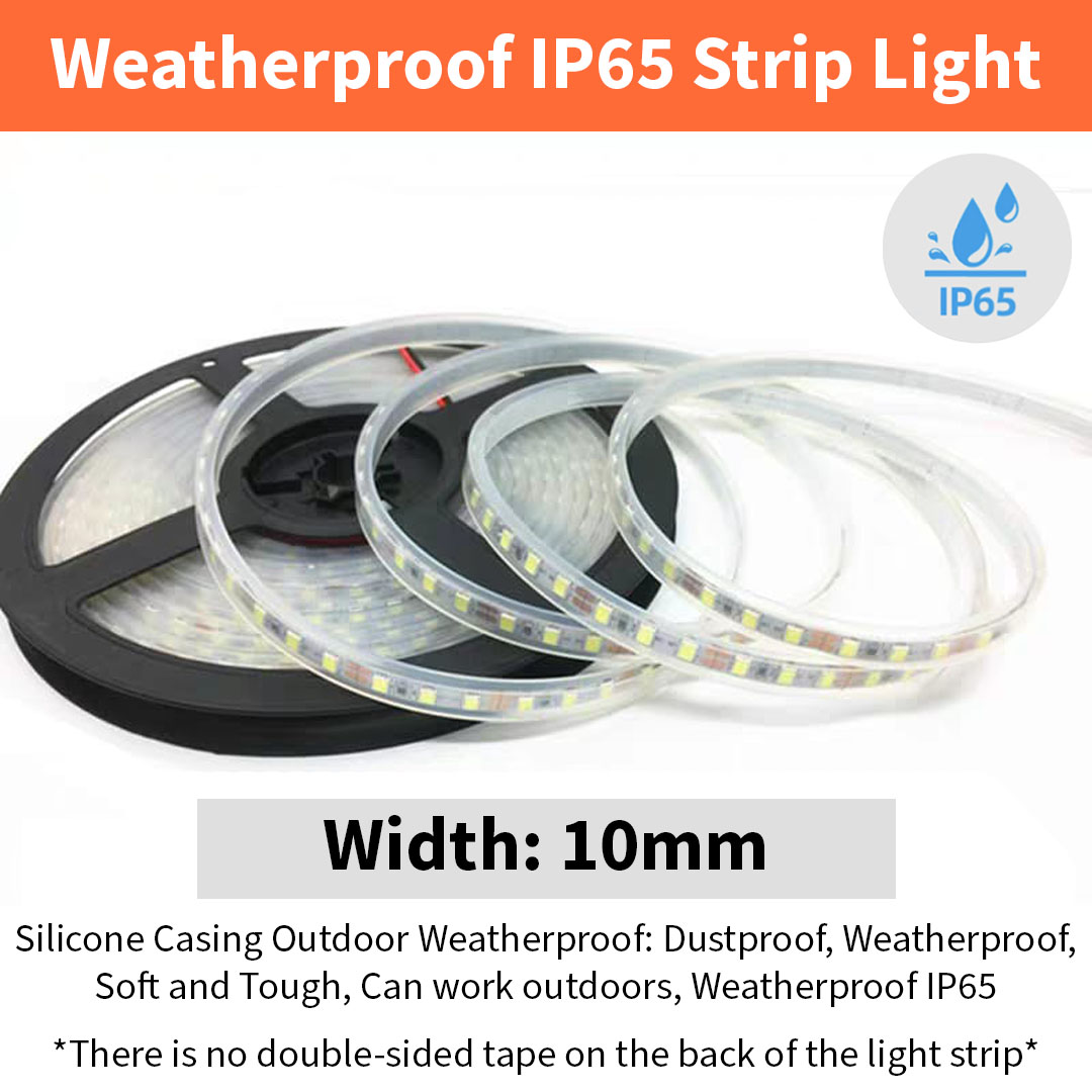 12V 2835 1M / 120 LED  Strip Light IP65 Weatherproof (2835 12V IP65)