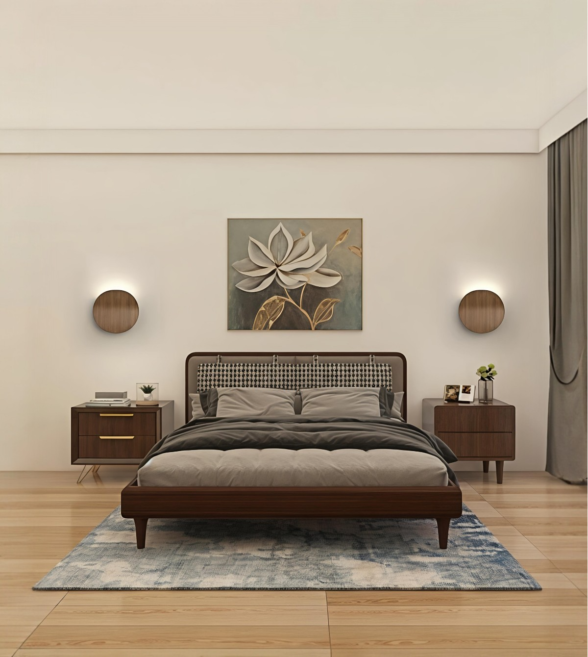 Curved Wood LED Wall Light YS180