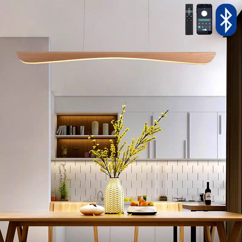 Modern Wood Hanging Light