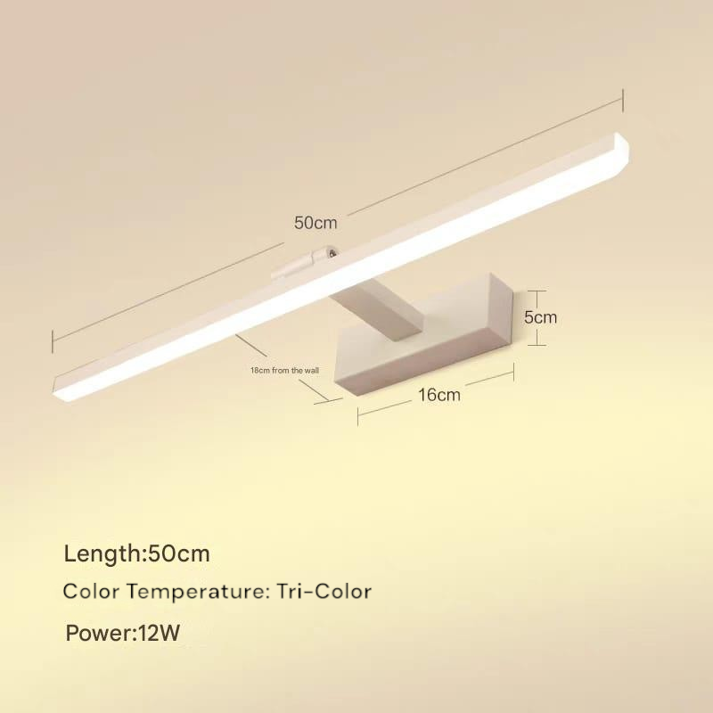 Rectangular LED Wall Lamp (W/7034-BK/WH-3)
