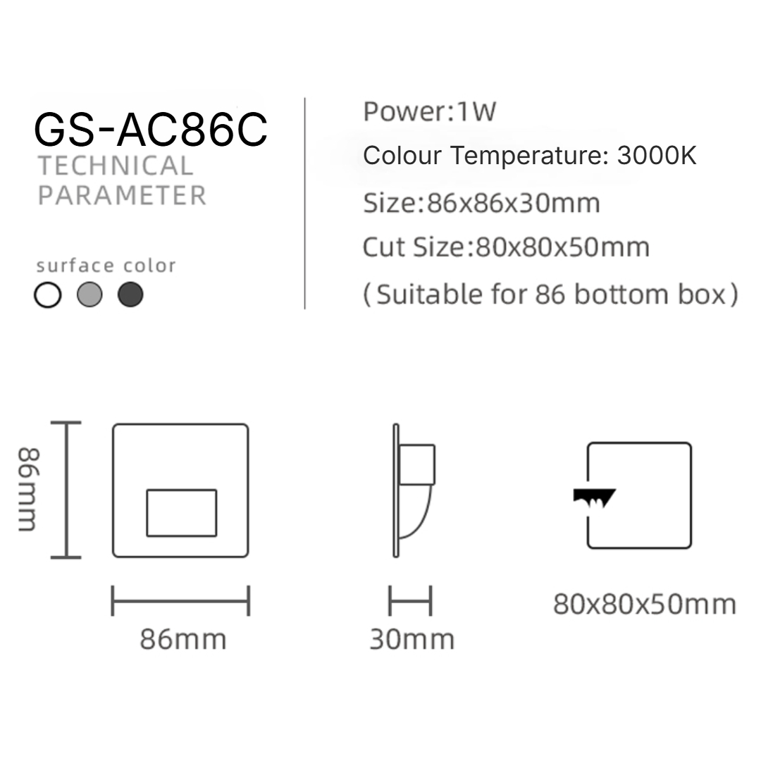 GS-AC86C Staircase Light