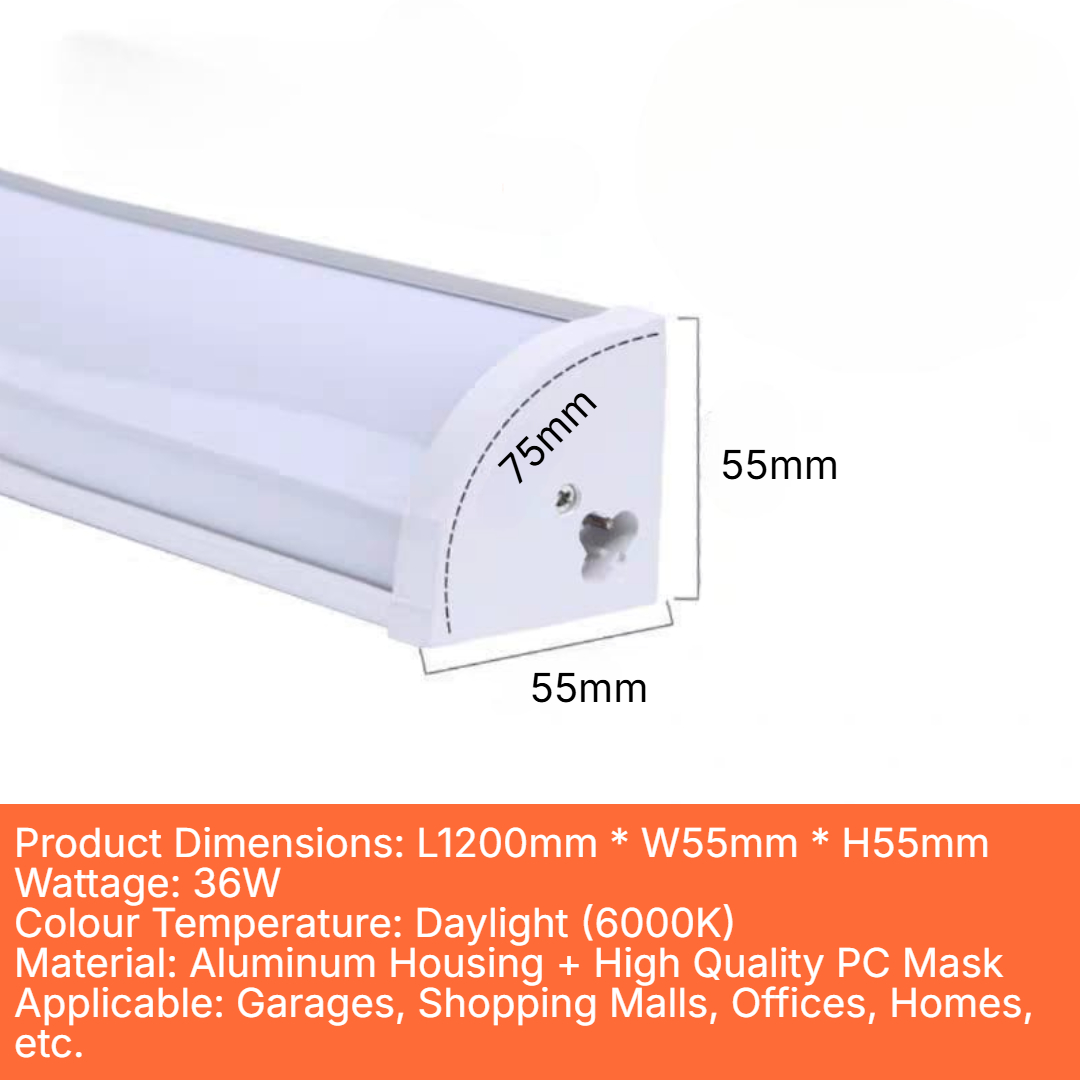 Linear 90 Degree Corner Light