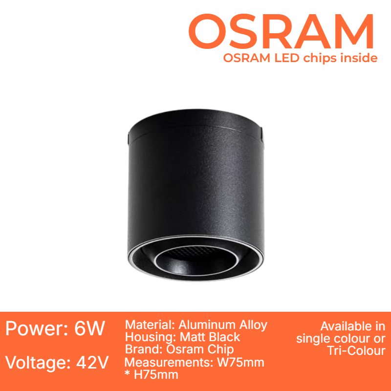 Slim Magnetic Track Round Spotlight (MG10-6W AD)