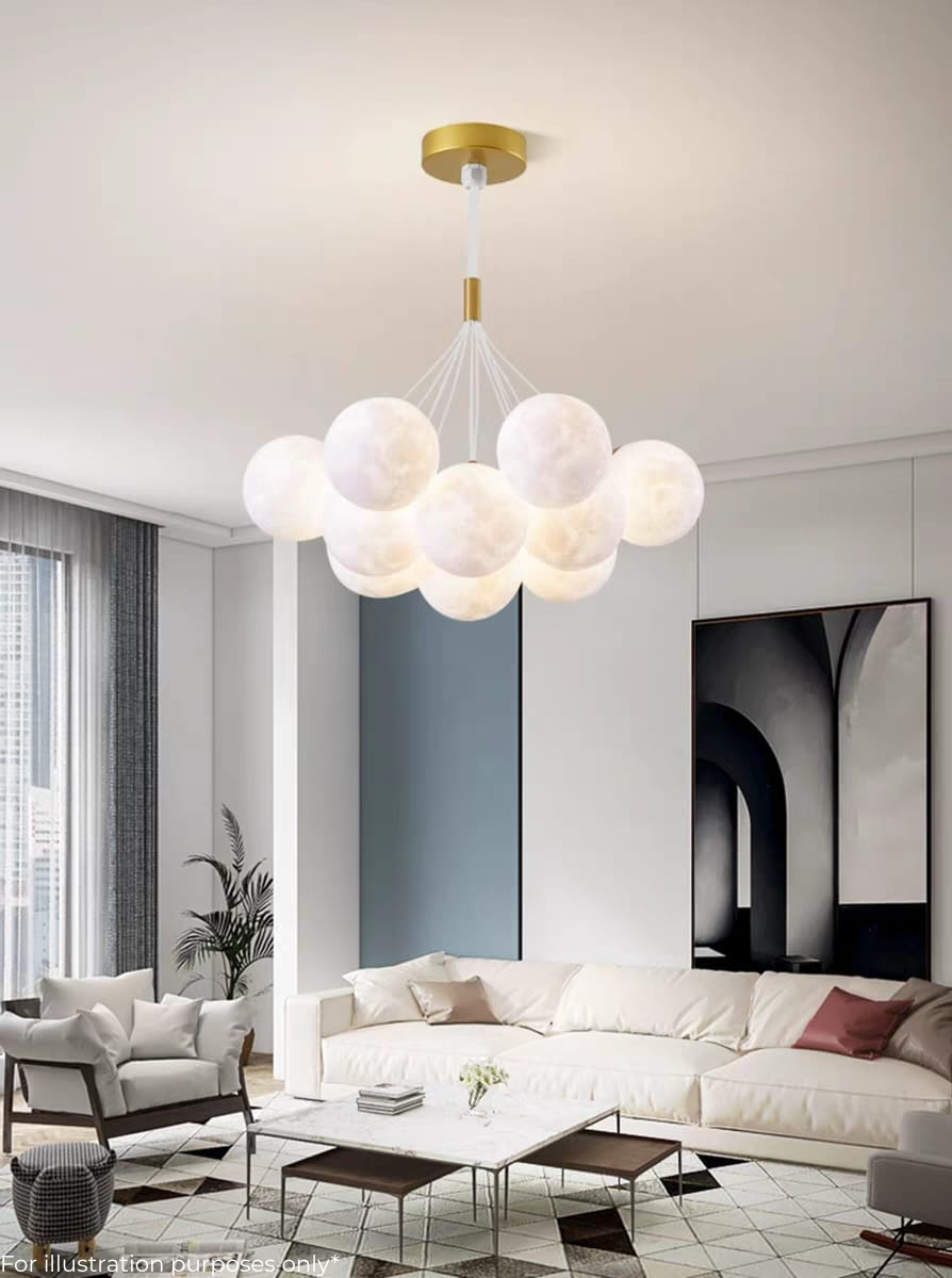 13 Moon Balls Pendant Hanging Light (D9300/13)