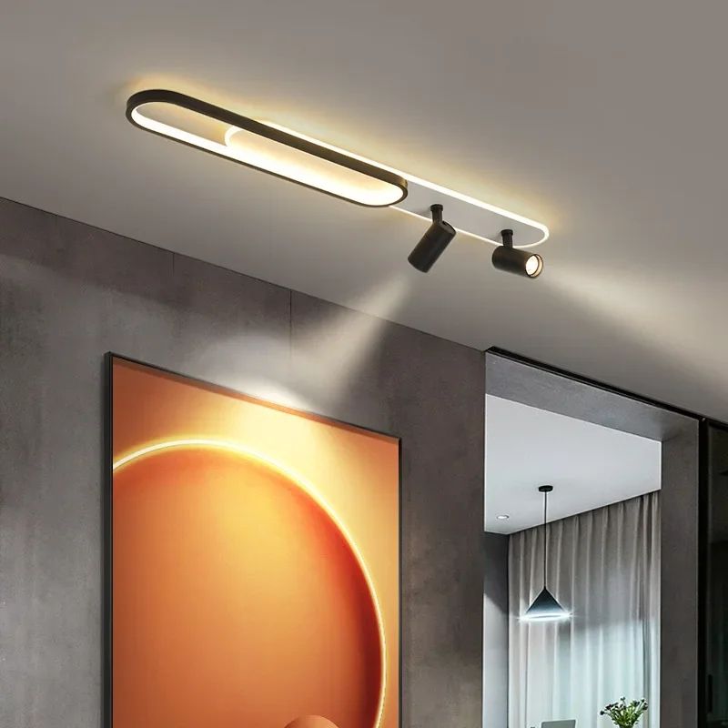LED Modern Corridoor Ceiling Light (8827-800mm WH/BK)