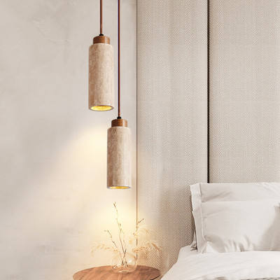 Stone Cylinder Pendant Lamp (4325/4325B)