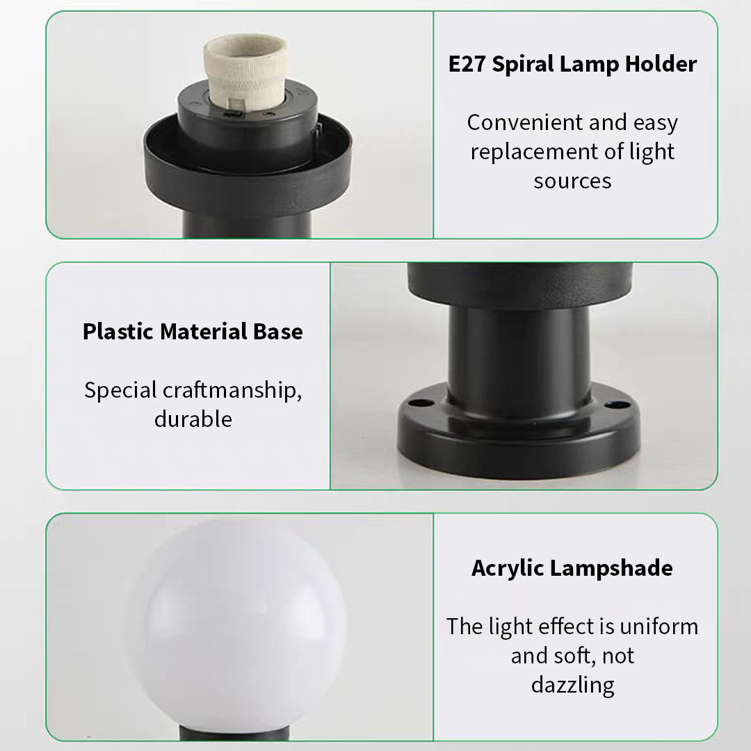 Round Frosted Pillar Light (RD Pillar 300/Frost)