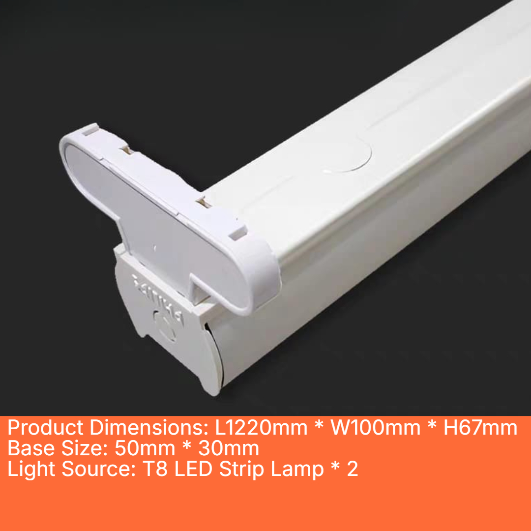 T8 Double White Set Lamp Casing