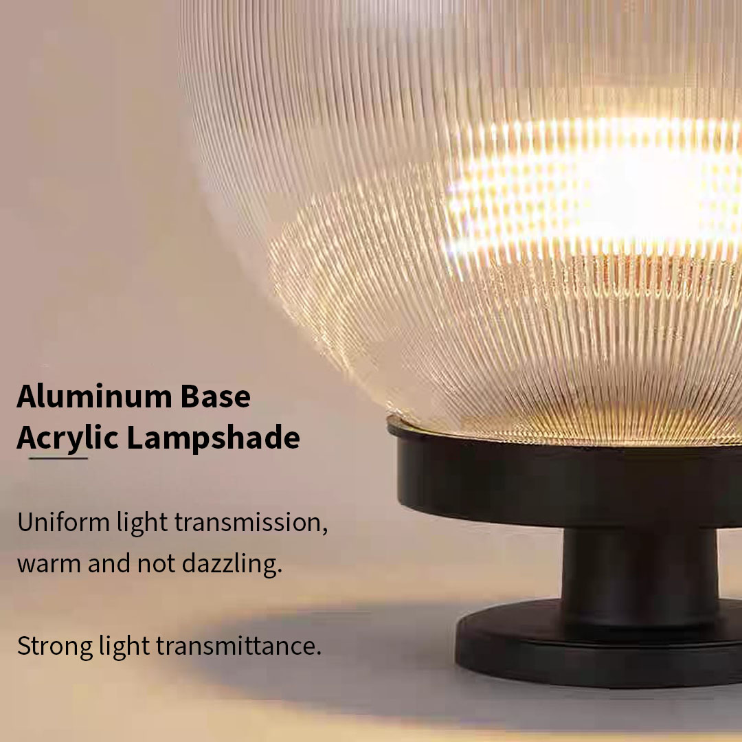 Round Clear Pillar Light (RD Pillar 250/Clear)