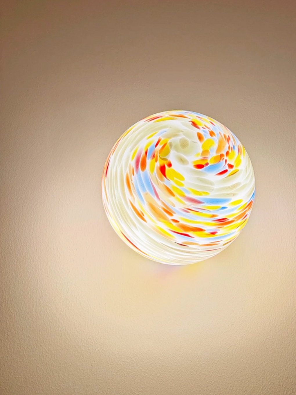 Marble Globe Wall Light