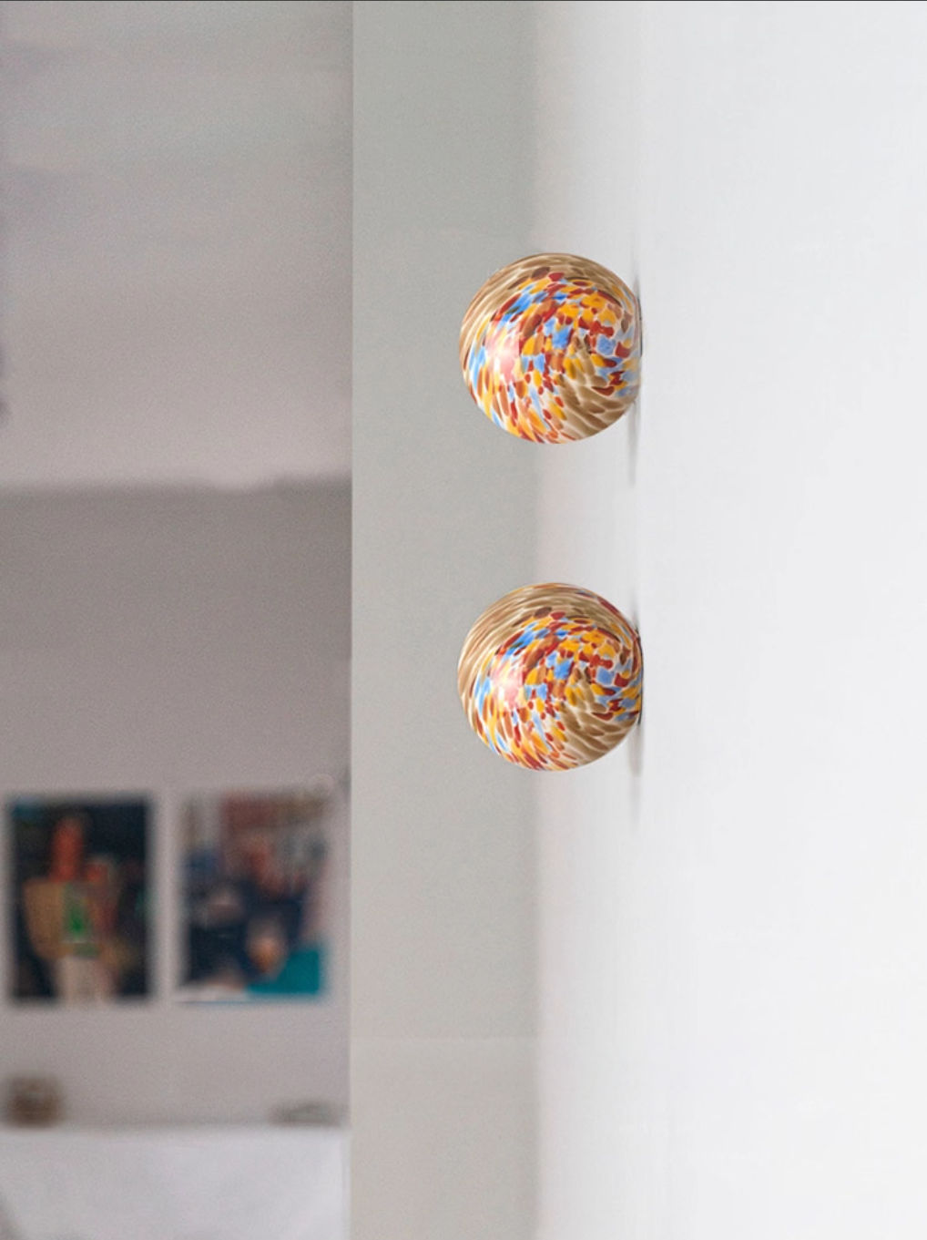 Marble Globe Wall Light
