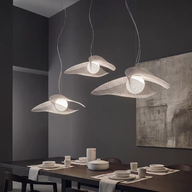 White French Designer Chandelier
